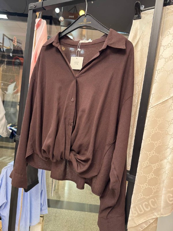 شومیز گره ای ساده